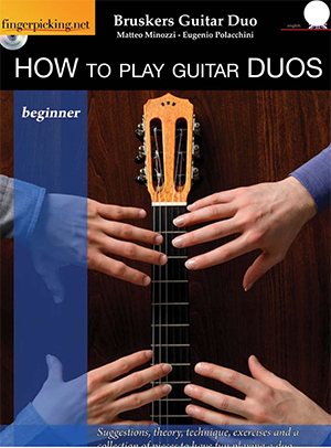 Brusker Guitars Duo How To Play Guitar DUOS Book + DVD